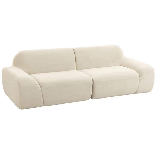 3-sits soffa 244x95x70 cm krämvit