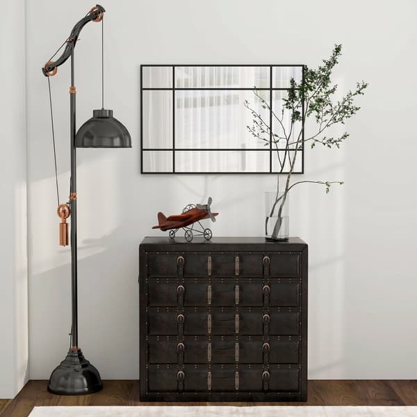 Vægspejl 90x2x60 cm sort , Star