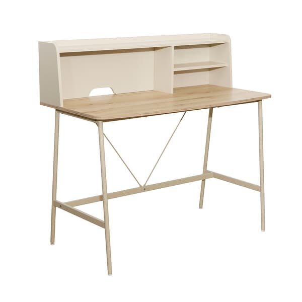 Työpöytä 115x55x106 cm Beige Melamiini