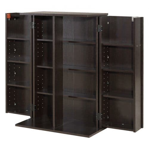 Mediaskåp 61x36.8x84.6 cm brun