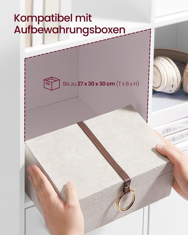 Bokhylle 29x65,8x97,8 cm Hvit Tre