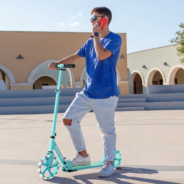 Scooter, 88x35x96 cm, Grön, Fällbar , Star