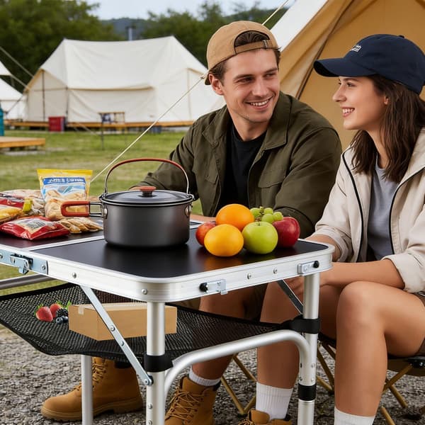 Campingbord Fällbart Justerbart Förvaring, Kodustaar
