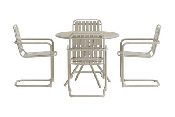 Spisebordssæt Chios Rund Beige
