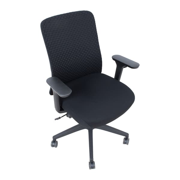 Kontorstol SEVERO 63x60x94-103 cm Sort