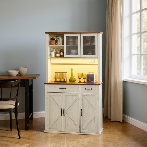 Sideboard 39,5x106,5x180,6 cm Vit förvaring
