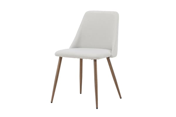 Spisestol, 46x46 cm, Beige, Linned