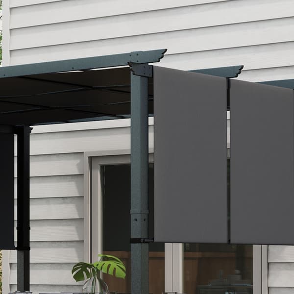 Pergola, 357x296x235 cm, Mørkegrå