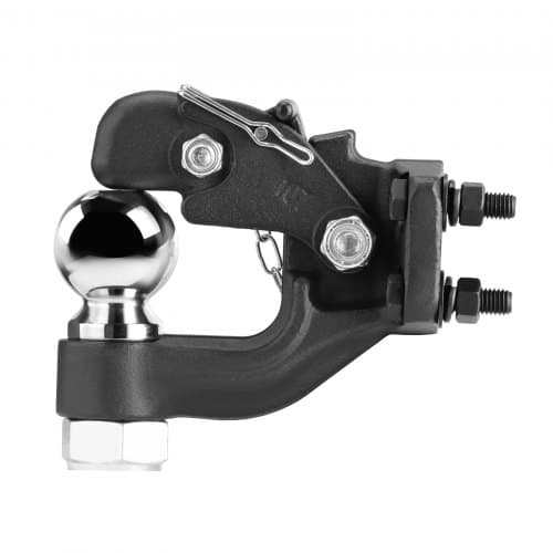 Pintle-krog, 165x115x185 mm, Sort, Stål