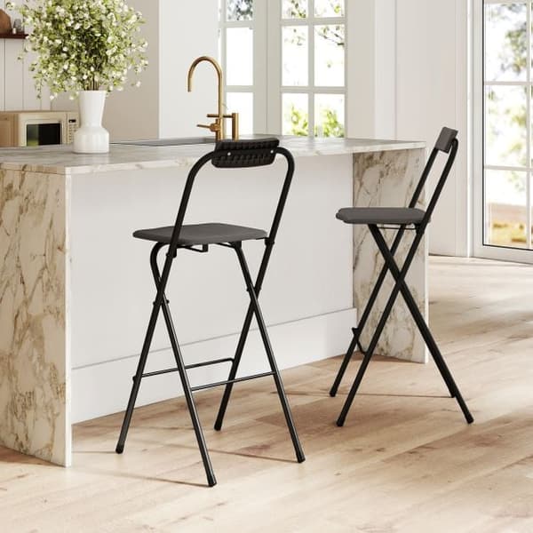 Barstol, Set om 2, 70 cm sits höjd, Grå , Star