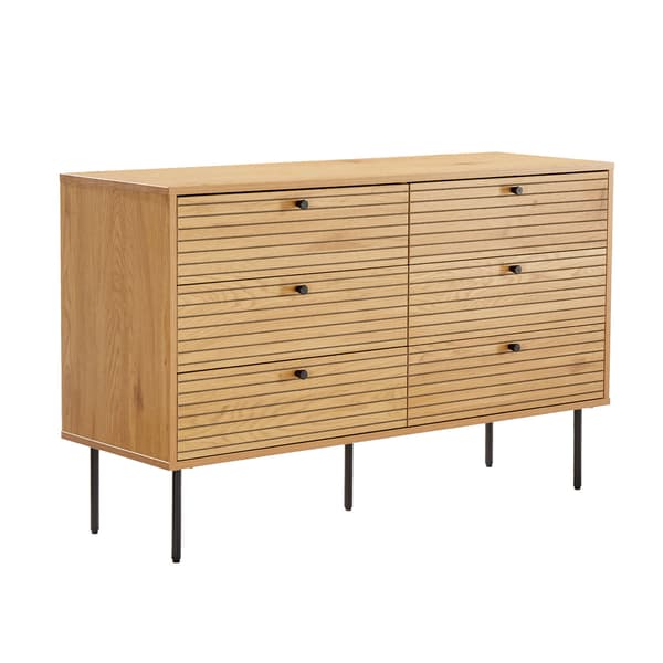 Skænk LINE 120x40x75 cm egetræ opbevaring