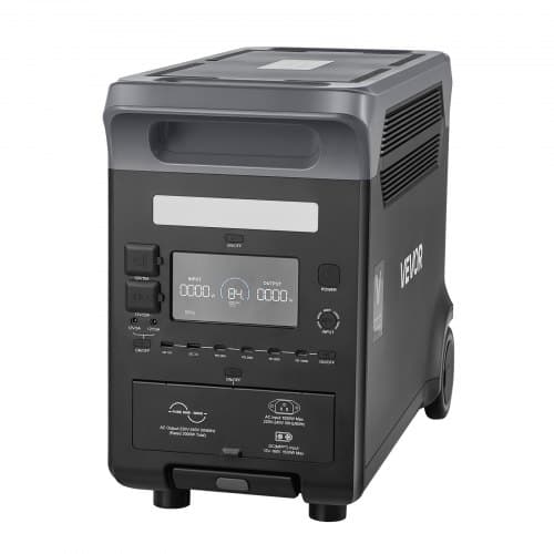 Bærbar Strømstation 609x294x457 mm Sort Batteri Backup