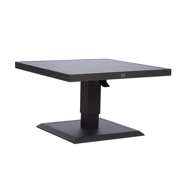 Bord TOMSON 85x85x52-75 cm mørkegrå justerbart