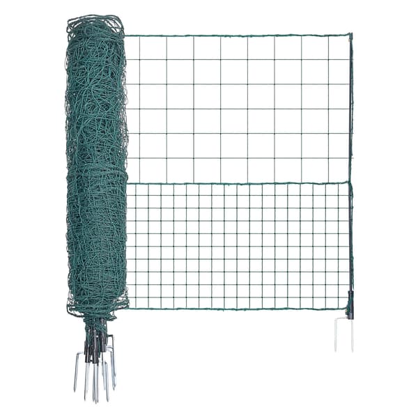 Midlertidigt hegn 125x2500 cm grønt plastiknet