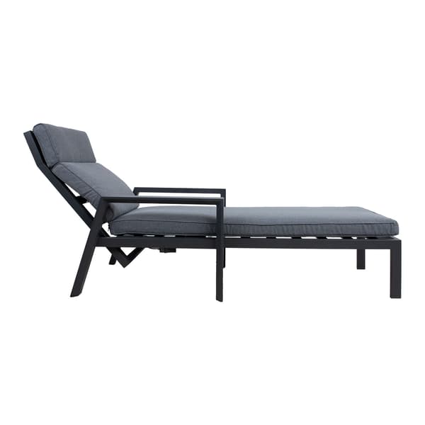 Däckstol CASPER 73,5x167x100 cm Grå