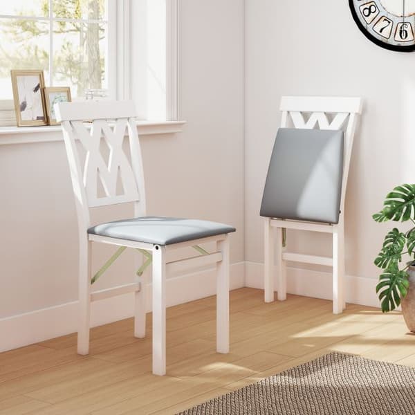 Matstol Set, 16x21x36cm, Vit , Star