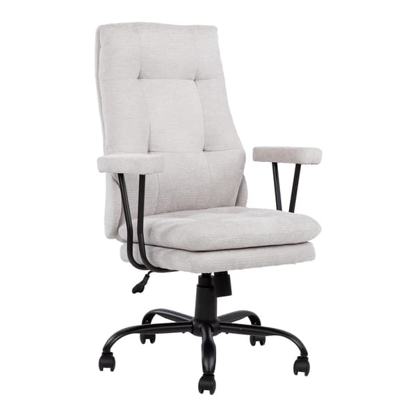 Kontorstol ARLO 70x75x111-117 cm lys grå