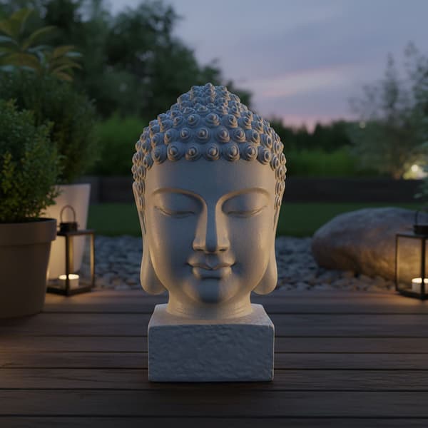 Buddha Hoved Statue 70 cm, Kodustaar