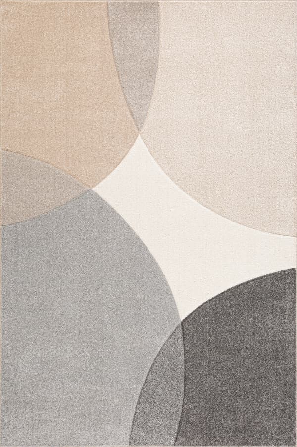 Tæppe Dixie Carved-2 100x150 cm Grå Beige Polypropylen