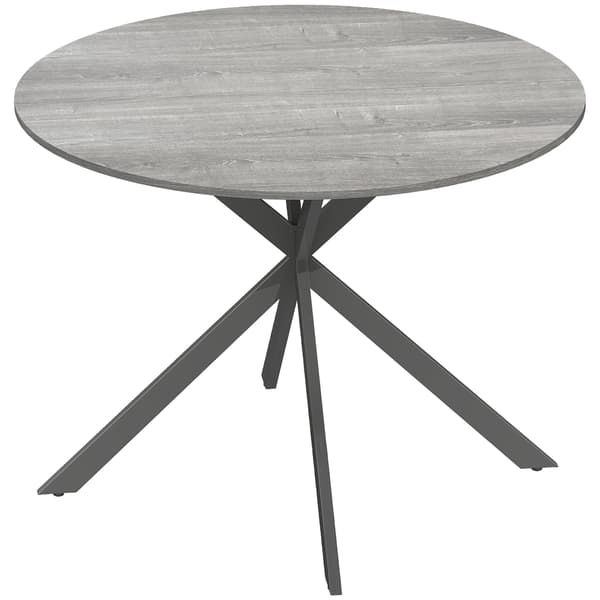 Spisebord, 100x75 cm, Grå, Stål