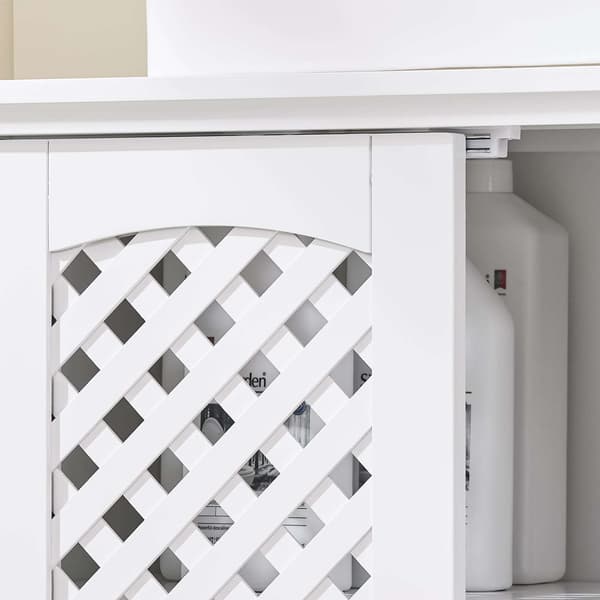 Badrumsskåp 80x31,5x60,5 cm Vit MDF