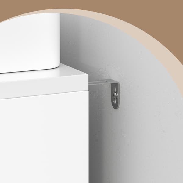 Baderomsskap 60x30x63 cm Hvit MDF