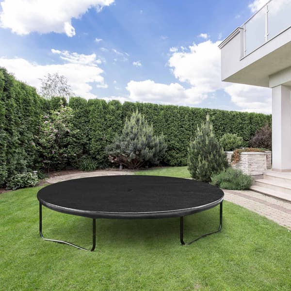 Trampolinskydd, 325 cm, Svart