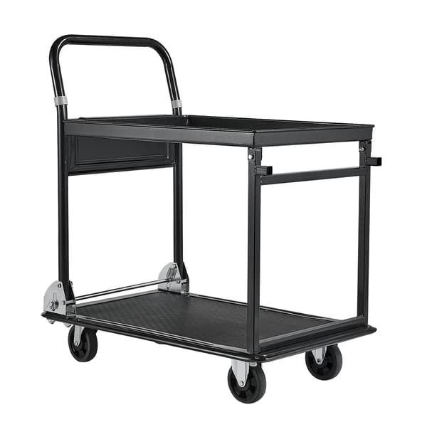 Platform håndvogn 73x47x82 cm stål foldbar