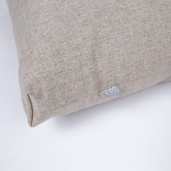 Golvpuff 60x80x16 cm Beige Tyg