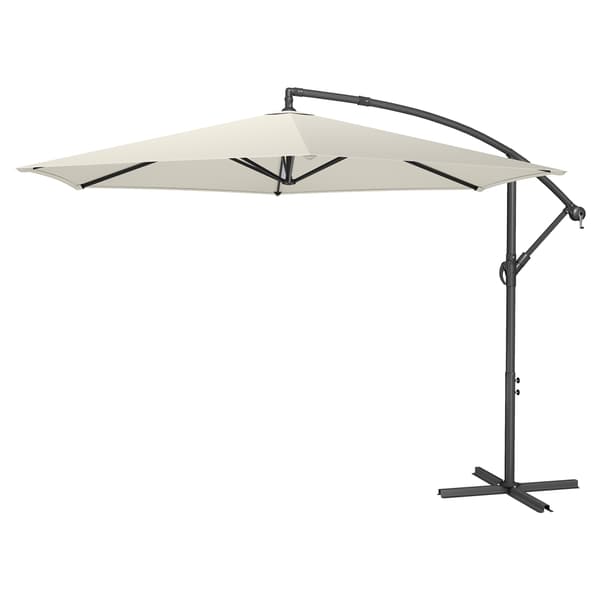 Parasoll 350 cm diameter Beige Metall