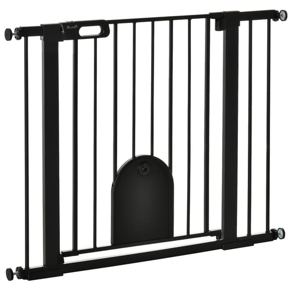 Hundgrind 75-103x76 cm svart