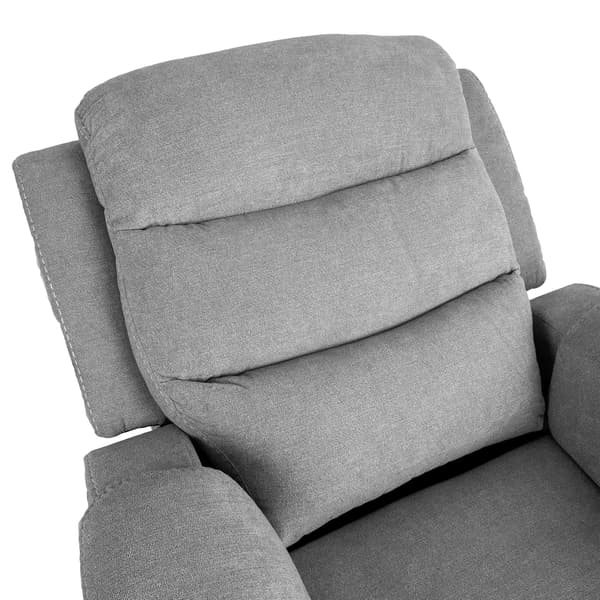 Lænestol MIMI 92x93x102 cm Lys Grå Stof