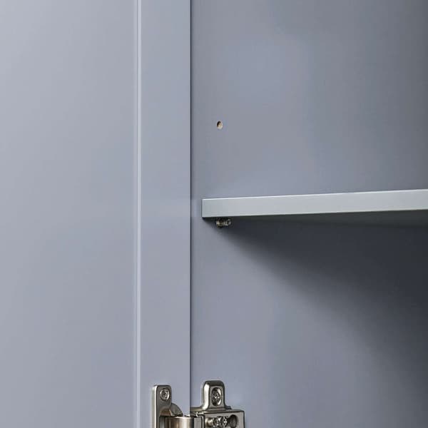 Køkkenvogn, 115x46/71x92 cm, Grå, Opbevaring