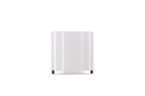 Lanterne Glora 12x12 cm Hvid Glas