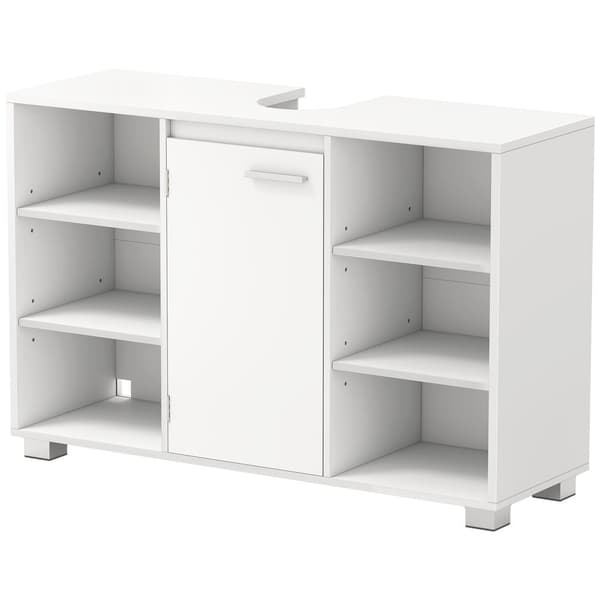 Baderomskap 30x90x60 cm Hvit MDF