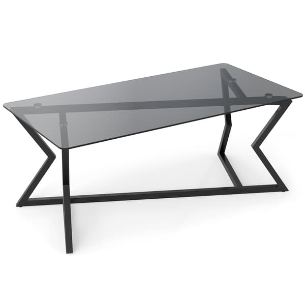 Sohvapöytä 110x55x44,5 cm harmaa/musta