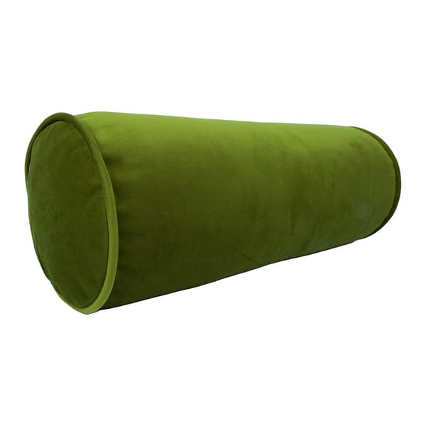 Pillow Roll 18x50 cm Grönt Samtyg Tyg