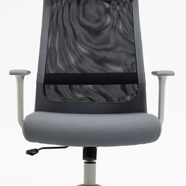 Kontorstol Elmer 67x62x113-124 cm Grå Sort