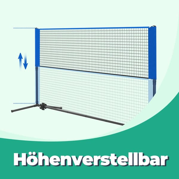 Sulkapalloverkko, 400x103 cm, Sininen