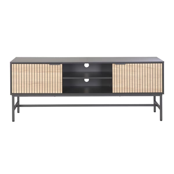 TV-bord HELVE 150x40x60 cm Sort