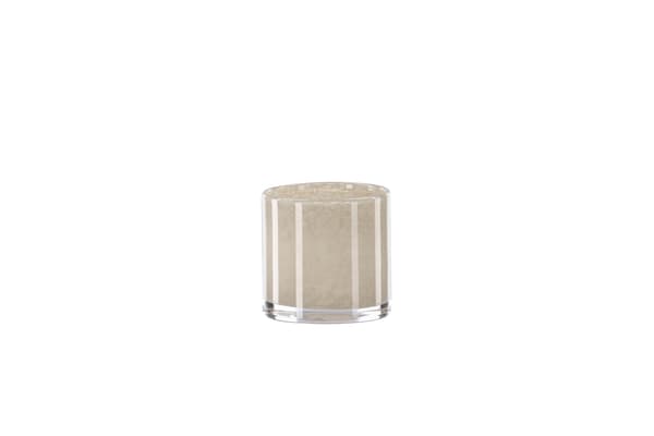 Lanterne Glora 8x8 cm Beige Glas