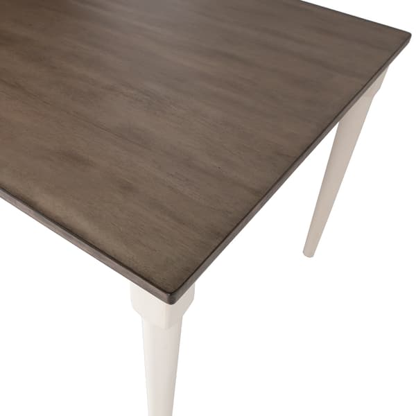 Matbord JANELLE 183x91x75 cm Grå Vit