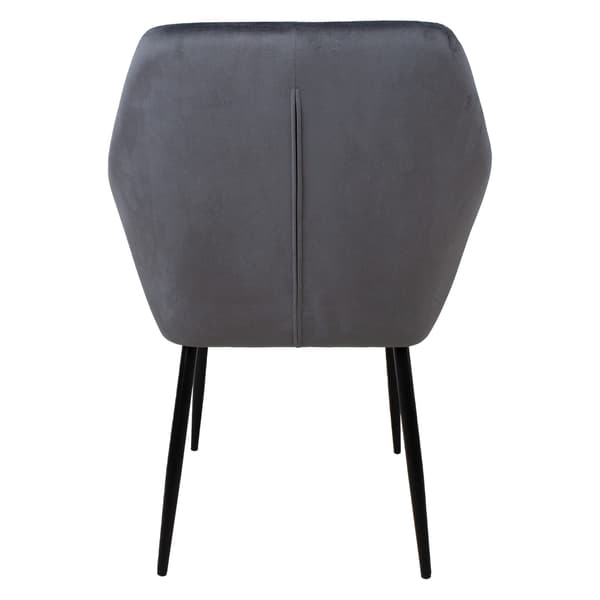 Stol Evelin 60x57x82 cm Grå Velour