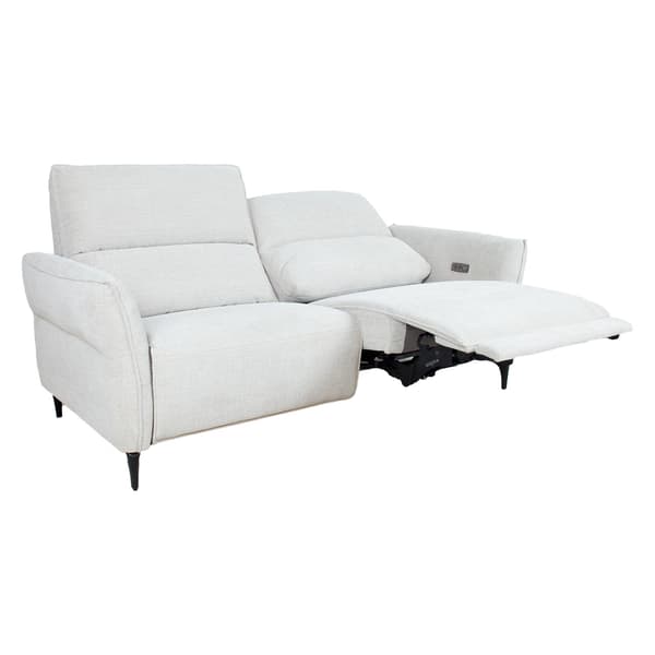 Lænestol Sofa MIAMI 199x92x99 cm Beige Elektrisk Mekanisme