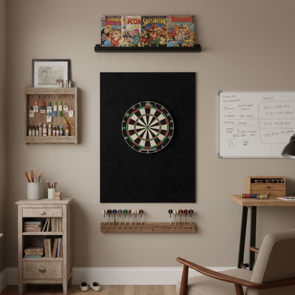 Dartskive Surround 6-delt Filttæppe, Kodustaar