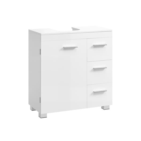 Baderomsskap, 30x70x64 cm, Hvit, MDF