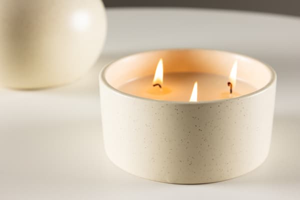Duftlys Douglas 13x6 cm Beige