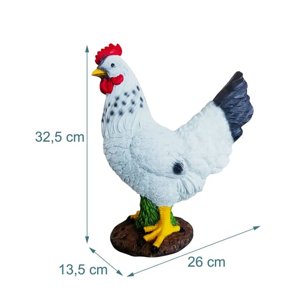 Trädgårdsfigur Höna Polyresin, Kodustaar