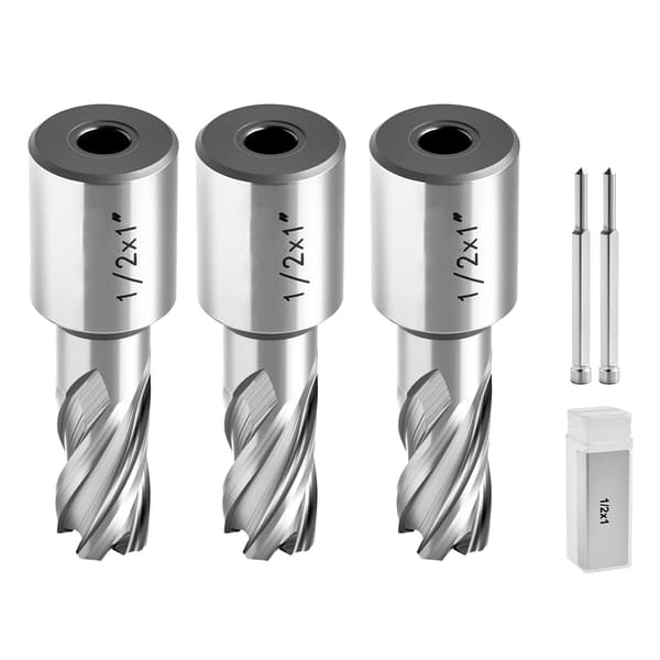 Annularborrsats 25,4x12,7 mm Stål Högsnabbstål