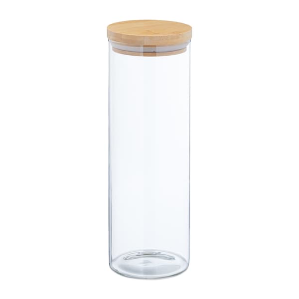 Förvaringsburkset 28x10 cm Transparent Glas, Kodustaar